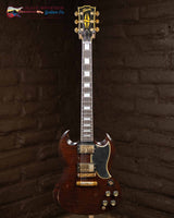 
              Gibson Custom Murphy Lab SG Custom Figured Electric Guitar - Dark Walnut, Heavy Aging (New)
            