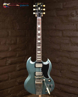 Gibson Custom 1964 SG Standard Reissue with Maestro, Ultra Light Aged, Pelham Blue (New)
