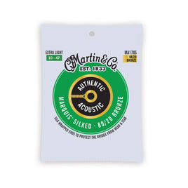 Martin Authentic Acoustic Marquis® Silked Guitar Strings 80/20 Bronze 10-47 MA170S