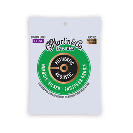 Martin Authentic Acoustic Marquis® Silked Guitar Strings Phosphor Bronze 11-52 MA535S