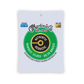 Martin Authentic Acoustic Marquis® Silked Guitar Strings 80/20 Bronze 13-56 MA150S