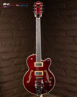 
              Gretsch Broadkaster Jr. Dark Cherry Flamed Maple (used) w/ case
            