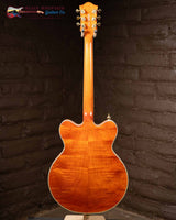 
              Gretsch LTD Broadkaster Semi-hollowbody Electric Guitar - Roundup Orange Stain (New)
            