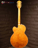 
              Gretsch G6120TGQM-56 Limited Edition Quilt Classic Chet Atkins Roundup Orange Stain Lacquer (New)
            