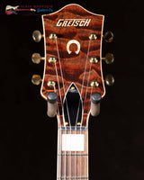 
              Gretsch G6120TGQM-56 Limited Edition Quilt Classic Chet Atkins Roundup Orange Stain Lacquer (New)
            