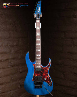 Ibanez RG653DX Prestige -Transparent Deep Blue Flat (New)