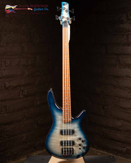 Ibanez SR Standard SR400EQM Bass Guitar - Stained Cosmic Blue Starburst (New)