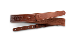 Taylor 2" Vegan Leather Guitar Strap - Medium Brown