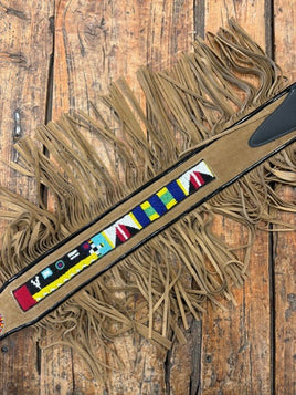 Jodi Head Premium Leather Straps - Zapata Beaded Fringe