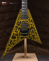 
              Jackson Custom Shop Randy Rhoads RR24 Black Yellow Crackle (Used)
            