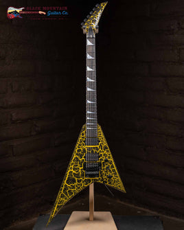Jackson Custom Shop Randy Rhoads RR24 Black Yellow Crackle (Used)