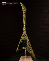 
              Jackson Custom Shop Randy Rhoads RR24 Black Yellow Crackle (Used)
            