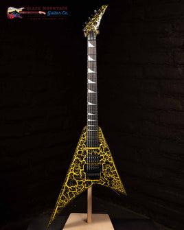 Jackson Custom Shop Randy Rhoads RR24 Black Yellow Crackle (Used)