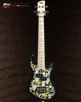 Kala Solid Body 4-String Floral Black Burst Fretted U•BASS® (New)