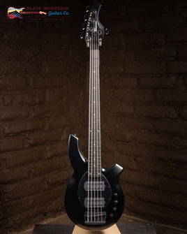 Ernie Ball Music Man Bongo 5HH Electric Bass Guitar - Stealth Black (New)
