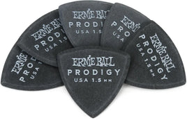 Ernie Ball Prodigy Guitar Picks 1.5 mm Black Shield (6-pack)