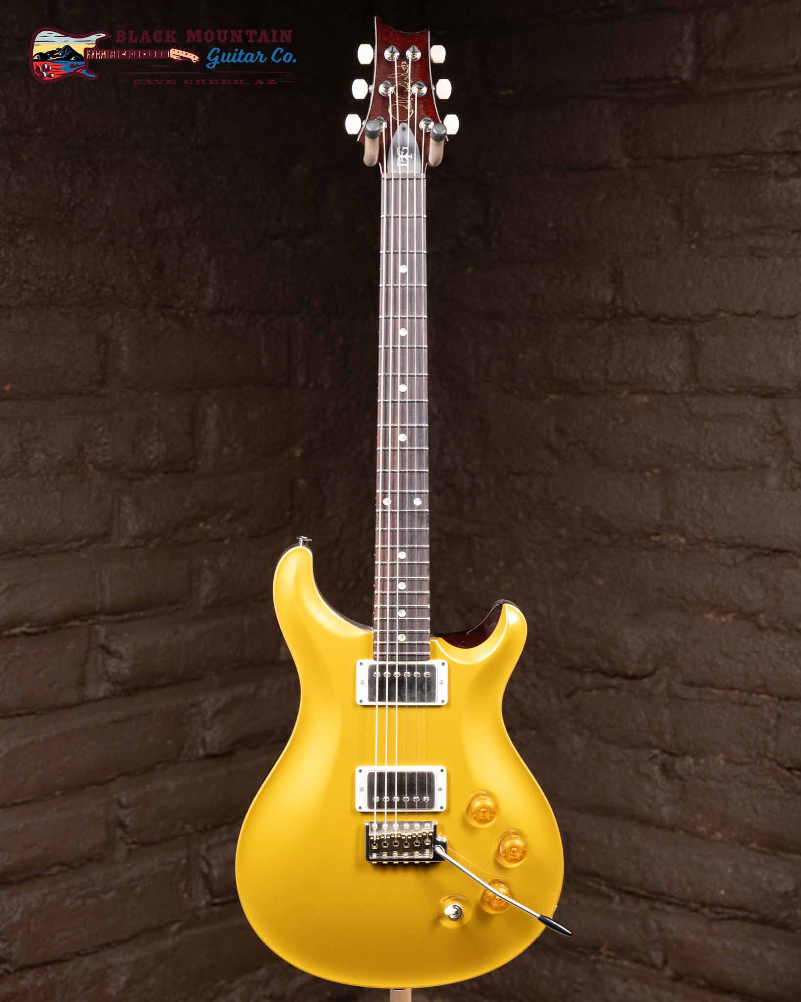 PRS DGT Electric Guitar with Moon Inlays - Gold Top (New)| Black