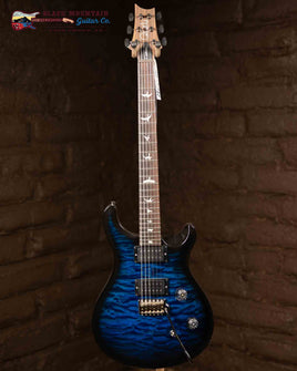 PRS Custom 24 Wood Library - Aquamarine Wraparound Smokeburst (New)