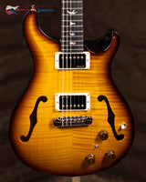 
              PRS Hollowbody II Piezo 10-Top - Custom Color Tobacco Wrap Smokeburst (New)
            