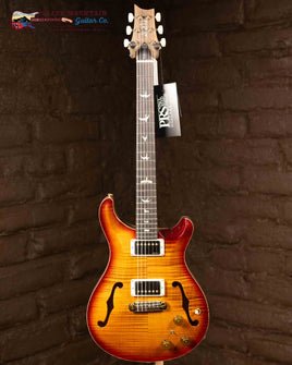 PRS Hollow Body II Piezo "10 Top" Dark Cherry Burst (New)