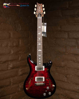 PRS Hollow Body II Piezo Fire Red Wrap Burst (New)