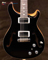 
              PRS Hollowbody II Piezo Maple Top Black and Back Natural (New)
            