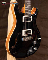 
              PRS Hollowbody II Piezo Maple Top Black and Back Natural (New)
            