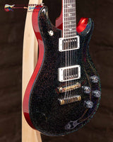 
              PRS McCarty 594 Custom Color- Black Rainbow Holoflake Top with Metallic Red Back (New)
            