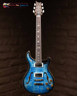 PRS McCarty 594 Hollowbody II Flame Maple Select Top and Back Faded Bluejean Smoke Burst (New)