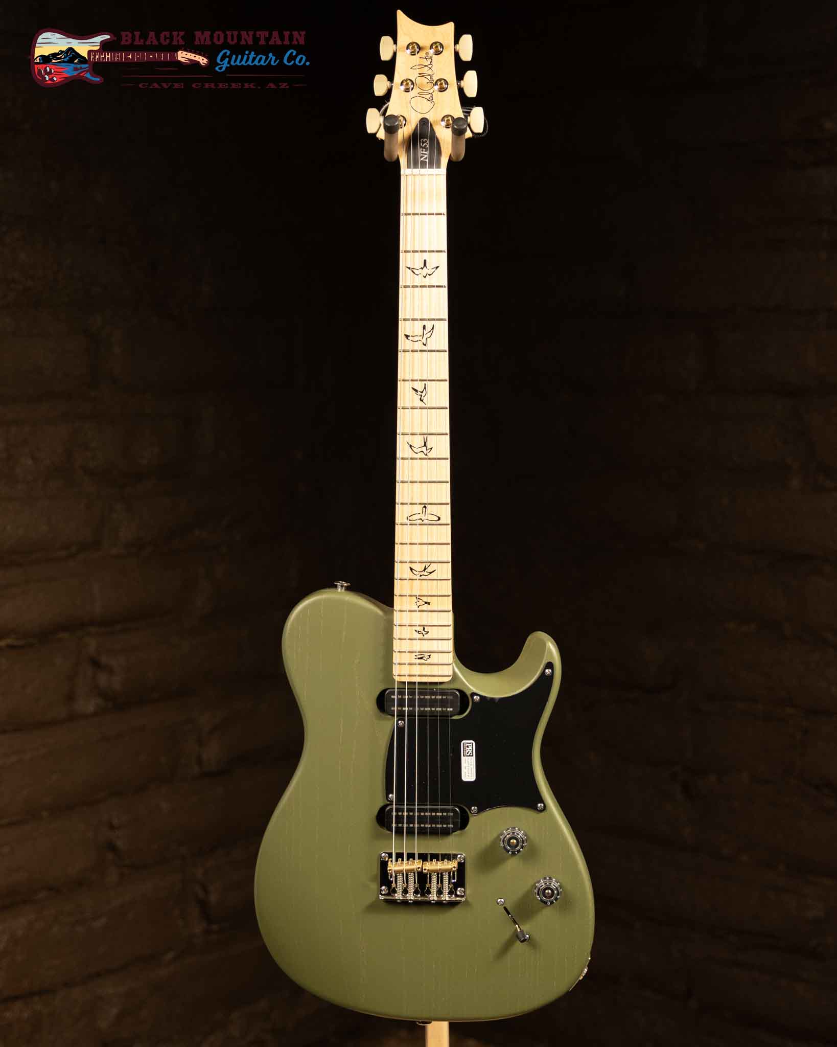 PRS NF 53 Electric Guitar - Matcha Green Satin (New)| Black