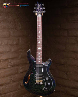 PRS S2 Vela Semi-Hollow - Black Rainbon Holoflake (New)