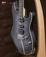 
              Schecter Custom Shop Custom Sunset II HSS Gotoh - Black Burst Ebony
            