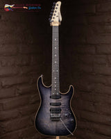 
              Schecter Custom Shop Custom Sunset II HSS Gotoh - Black Burst Ebony
            