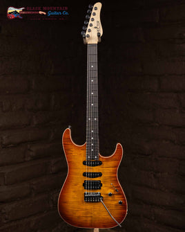 Schecter Custom Shop Sunset Custom II 24 - Light Tiger Burst (New)