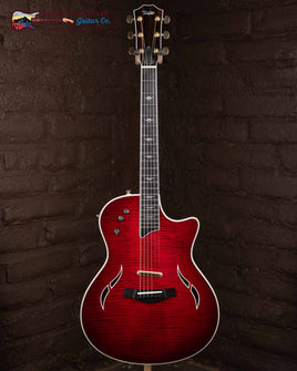Taylor T5-C1 Semi-Hollow Electric Acoustic - Red Edge Burst (Used)