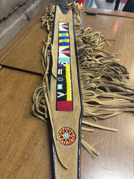 Jodi Head Premium Leather Straps - Zapata Beaded Fringe