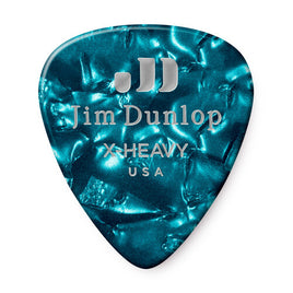Dunlop Turquoise Pearloid Picks 12 Pack X-Heavy