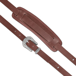 Steph Thick Cyclone Leather Handmade Strap - Cognac