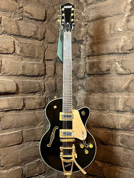Gretsch G5655TG Electromatic Center Block Jr. Single-Cut with Bigsby and Gold Hardware Black Gold