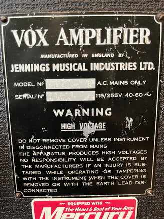Vox AC30 Bass 1964/65