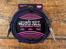 Ernie Ball Braided Jacket Instrument Cables 10' Purple