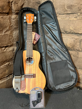 Kala KA-15T Tenor Ukulele Bundle - Satin Mahogany