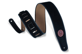 Levy's MSS3 Suede Guitar Strap - Black