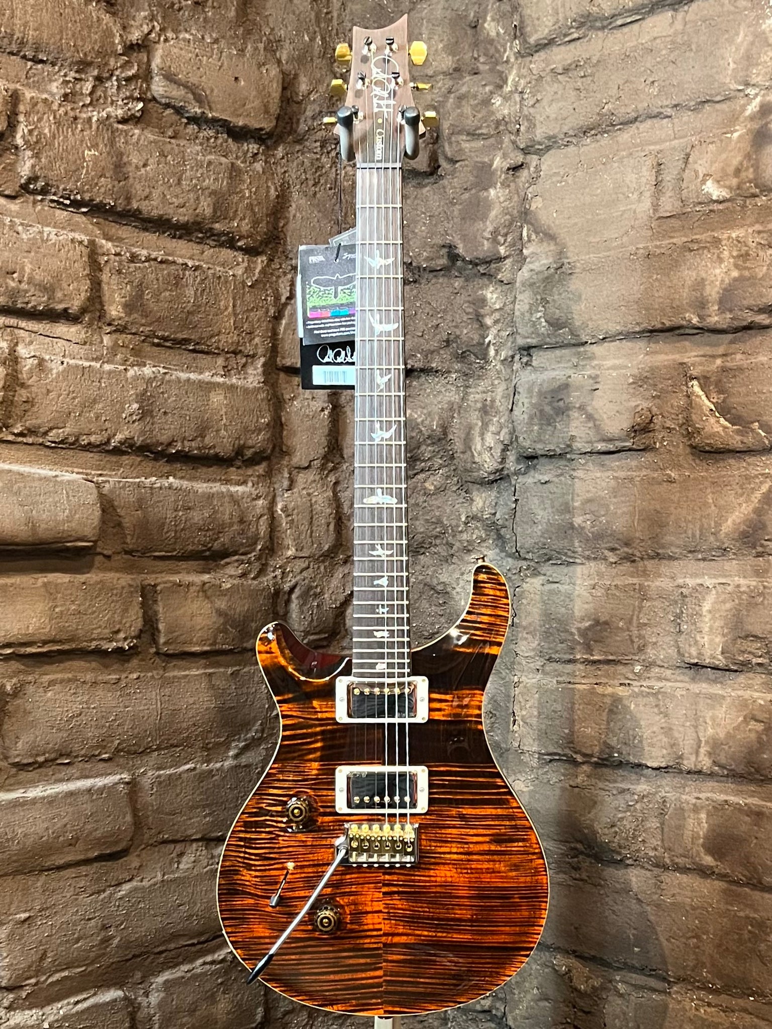 ギター PRS Custom24 10top Lefty PRS Custom 24 Orange Tiger Lefty 10 Top! Brazilian Rosewood! 2023