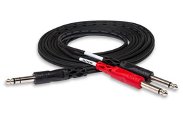 Hosa Insert Cable 1/4" TRS to Dual 1/4" 3M (STP-203)
