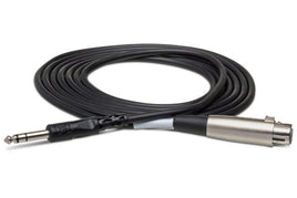 Hosa Balanced Interconnect XLR3F to 1/4" TRS 5' (STX-105F)