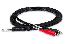 Hosa Insert Cable 1/4" TRS to Dual RCA 3M (TRS-203)