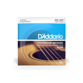 D'Addario EJ38 10-47 12-String